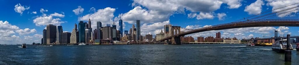 New York Skyline Panorama ist eine Top Sehenswürdigkeit in New York City