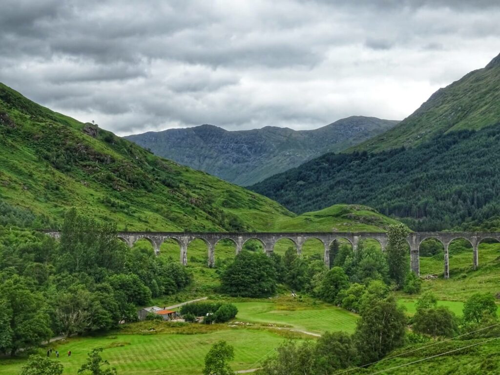 Glenfinnan Viaduct in Schottland